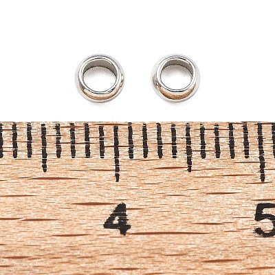 Зажимные бусины из латуни&nbsp;KK-S509-01P-04-1