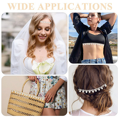 Железо горный хрусталь чашка цепи&nbsp;DIY-GL0005-71-1