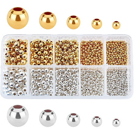 Spacer бисер латунные&nbsp;KK-PH0034-85-WH-1