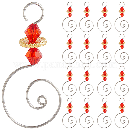 30 шт. медная проволока и акриловые крючки для украшений&nbsp;HJEW-SP0001-07A-1
