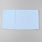 Cotton Ribbing Fabric for Cuffs, Waistbands Neckline Collar Trim, Light Blue, 650x235x1mm