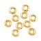 Brass Linking Rings, Round Rings, Long-Lasting Plated, Lead Free & Cadmium Free, Rack Plating, Real 24K Gold Plated, 6x2mm, Inner Diameter: 2.5mm
