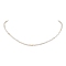 3mm Faceted Round Natural Citrine Beaded Necklaces for Women, 16.14 inch(41cm)
