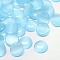 Cat Eye Cabochons, Half Round, Pale Turquoise, 8x3mm