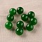 Natural Malaysia Jade Round Ball Beads, Gemstone Sphere, No Hole/Undrilled, Dyed, 16mm