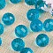 Transparent Acrylic Beads, Round, Cornflower Blue, 14mm, about 315pcs/493g