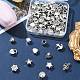 60шт 12 стиля европейские бусины из сплава в тибетском стиле TIBEB-FS0001-05-7