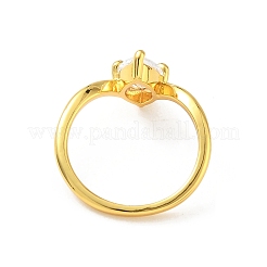 Наборы колец для пальцев из латуни с микропаве из кубического циркония&nbsp;OR8163