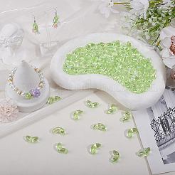 80 шт. Прозрачные акриловые бусины&nbsp;TACR-PA0001-17