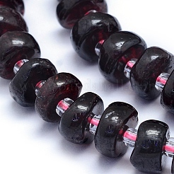 Гранат природный бисер нитей G-L552F-04