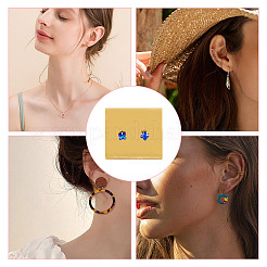 Карточка-витрина с серьгами из акрила 4 цвета ODIS-AR0001-05B