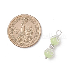 4 шт. 4-х цветные подвески из искусственного нефрита&nbsp;PALLOY-JF04184