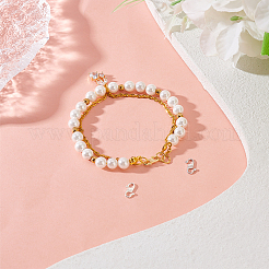 4 шт. 2-х цветные застежки-крючки из стерлингового серебра с 925 штампами&nbsp;FIND-BC0005-14B