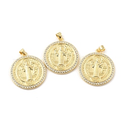 Стойки обшивки латунь микро проложить Циркон подвеску&nbsp;KK-C021-10G-02