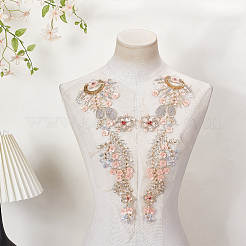 1 пара цветочных ниток для вышивки полиэстером для пришивания и утюжки нашивок&nbsp;PATC-FG0003-50