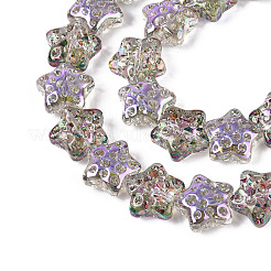 Гальванизируйте прозрачное стекло бисер нитей&nbsp;EGLA-N020-02D