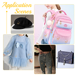 Блеск исправления горный хрусталь (термоклей на спине)&nbsp;LS-DIY-WH0188-90C