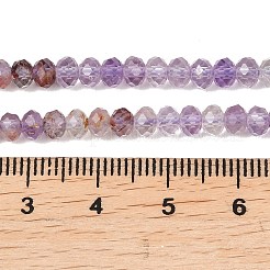 Натуральные фиолетовые фантомные кварцы&nbsp;G-B175-A22-3x4mm