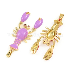 Латунь эмаль подвески&nbsp;KK-I477-05G-02