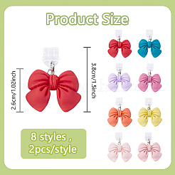 16 шт. 8-х цветные пластиковые мобильные пылезащитные заглушки&nbsp;HJEW-DC00077