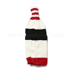 Рождественский рукав для бутылки вина из акрилового волокна&nbsp;AJEW-M214-01