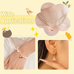 12 шт. 6 стиля латунные подвески с микропаве и кубическим цирконием&nbsp;KK-CJ0002-88