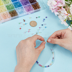 3640шт 28 цвета прозрачные акриловые бусины&nbsp;OACR-PH0004-62