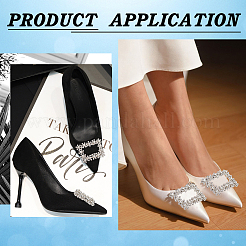 Украшение для обуви из хрусталя и горного хрусталя из сплава&nbsp;ALRI-FG0001-03A