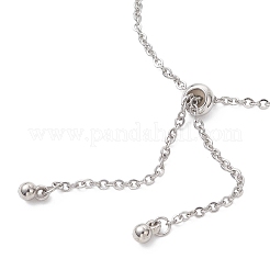 Изготовление браслета-слайдера из нержавеющей стали 304&nbsp;BJEW-JB12959-01