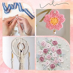 2 пакетик 6-слойных хлопковых ниток для вышивания&nbsp;DIY-DJ0005-18D