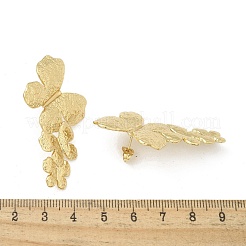 Ионное покрытие (ip) серьги-гвоздики из нержавеющей стали 304 для женщин&nbsp;EJEW-A119-17G