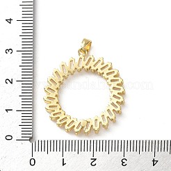 Латунные микро проложить кубического циркония подвески&nbsp;LS-KK-P320-02G-02