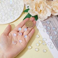 150 шт. Прозрачные стеклянные бусины&nbsp;GGLA-HY0001-06