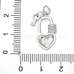 Стойки обшивки латунь микро проложить Циркон подвеску&nbsp;KK-M021-09P