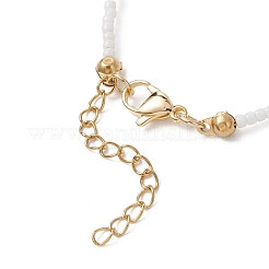 Браслеты из круглых бусин из смешанных камней&nbsp;BJEW-JB12955