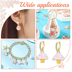 20шт 10 стиля подвески из сплава с эмалью&nbsp;ENAM-FP0002-55