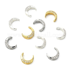 12 шт. 3-цветные латунные прозрачные кубические циркониевые бусины&nbsp;KK-CJ0003-80