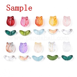 Прозрачные стеклянные бусины&nbsp;GLAA-O023-12