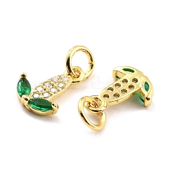 Латунные микро проложить кубического циркония подвески&nbsp;KK-A156-10G-RS