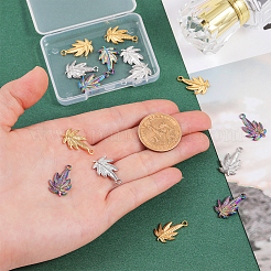 15 шт. подвески из нержавеющей стали 304 двух цветов&nbsp;STAS-CA0001-74