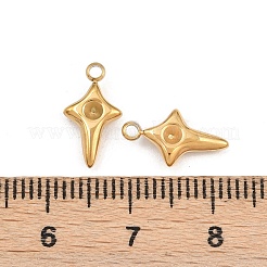 Подвеска из нержавеющей стали 304 со стразами&nbsp;STAS-H241-27G