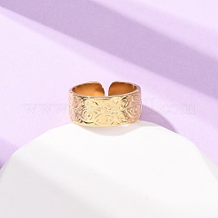 Кольца-манжеты из нержавеющей стали 304 для женщин&nbsp;RJEW-K309-25G