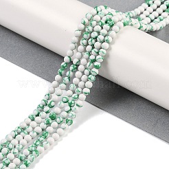 Синтетических нитей бирюзовые бусы&nbsp;G-U004-02L