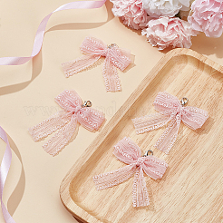 Кружевные банты для украшения обуви&nbsp;FIND-WH0126-646B