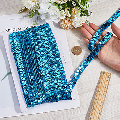 2 шт. 2-х цветные пластиковые и полиэстеровые бусины-пайетки&nbsp;OCOR-CY0002-10B