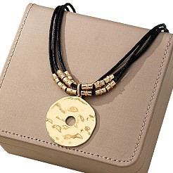 Диск из сплава с пластиковым кулоном CCB&nbsp;FS-WG118E2-01