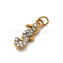 Подвески из нержавеющей стали 304 со стразами&nbsp;STAS-B097-06G-04