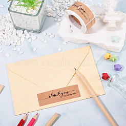 2 рулон прямоугольных бумажных наклеек с надписью «Спасибо»&nbsp;DIY-TA0013-47C