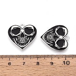 Подвески из сплава и эмали на тему Хэллоуина&nbsp;ENAM-T021-30G-01