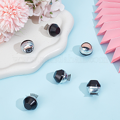 3 пара двухцветных железных и полистироловых глаз для кукол-питомцев&nbsp;DIY-PH0031-58A